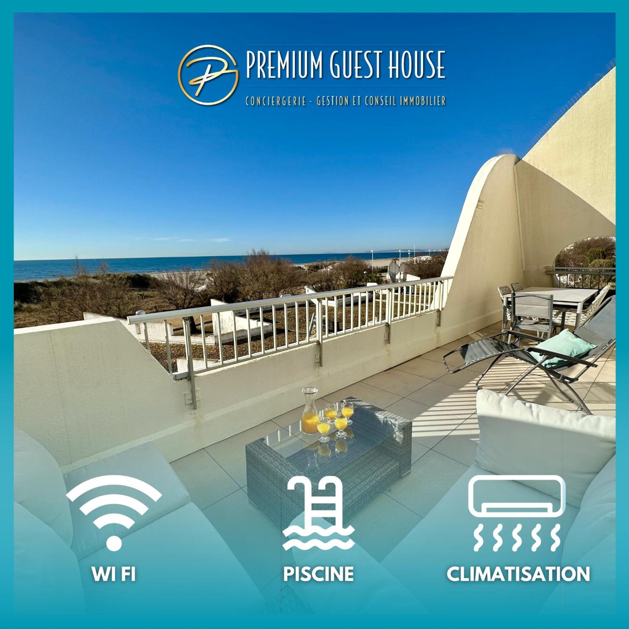 Pgh N5-25M De La Plage, Vue Mer, Piscine, Parking La Grande-Motte Eksteriør bilde
